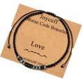 thumbnail image 1 of Inspirational 𝗠𝗼𝗿𝘀𝗲 𝗖𝗼𝗱𝗲 𝗕𝗿𝗮𝗰𝗲𝗹𝗲𝘁𝘀 𝗳𝗼𝗿 𝗪𝗼𝗺𝗲𝗻 Men Secret Message Obsidian Beads 𝗛𝗮𝗻𝗱𝗺𝗮𝗱𝗲 Woven Jewelry 𝗕𝗶𝗿𝘁𝗵𝗱𝗮𝘆 Gifts For Her[z7286], 1 of 2