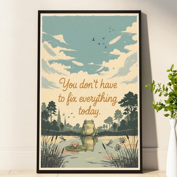 Inspirational Mental Health Therapy Poster for Emotional Regulation and School Support UNFRAMED Poster