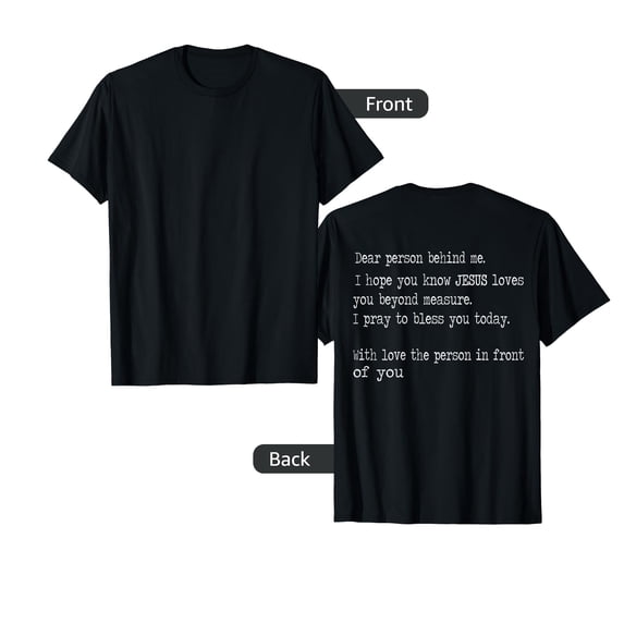 Inspirational Message T-Shirt for Spreading Love and Faith