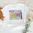 thumbnail image 1 of Inspirational Mom Life T-Shirt, White Stylish Casual Women's Tee, 1 of 6
