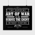 thumbnail image 1 of Motivation Poster - 13x13 - Subdue The Enemy Without Fighting Gift, 1 of 4