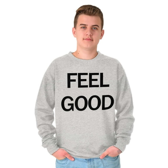 Inspirational Motivational Feel Good Unisex Plus Fleece Graphic Sweatshirt Brisco Brands 2X