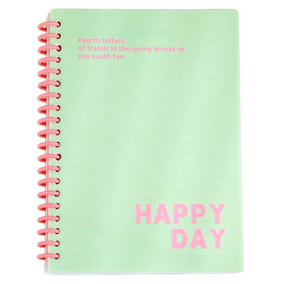 Inspirational Notebook, Oimcto Notebooks for School & Work, Hardcover Journal with Customizable Page, 5.7 X 8.07 Inches, 120 Lined Pages, College Ruled, Acid-Free Paper, Great Gift, Green