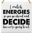 thumbnail image 1 of Inspirational Office Supplies Decor Motivational White Wooden Sign Gifts for Coworkers Leader Boss Wood Plaque Home Counter Decorations Wood Sign Wooden Wall Decor 8 * 8 inch, 1 of 5