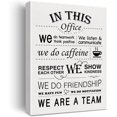 thumbnail image 1 of Inspirational Office Wall Art in This Office Quote Canvas Painting Prints for Office Wall Decor Framed Motivational Artwork Gifts(12x15 Inch), 1 of 5