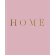 Inspirational Phrases in Blush Home A decorative book for coffee tables, bookshelves and interior design styling - Stack deco books together to create a custom look Paperback