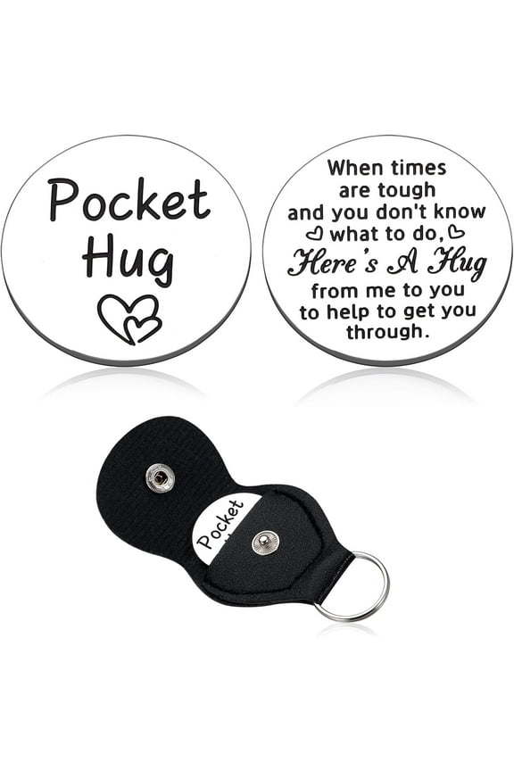 Inspirational Pocket Hug Stress Relief Items for Women Chemotherapy Must Haves for Women Breast Cancer Awareness Accessories Cancer Survivor Cancer Fighter Gifts for Patients Sobriety Recovery Gifts