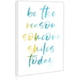 thumbnail image 1 of Inspirational Positive Quotes Wall Decor - Be the reason someone smiles today (Framed 11"x14"), 1 of 3