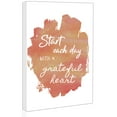 thumbnail image 1 of Inspirational Positive Quotes Wall Decor - Start each day with a grateful heart (Framed 8"x10"), 1 of 3
