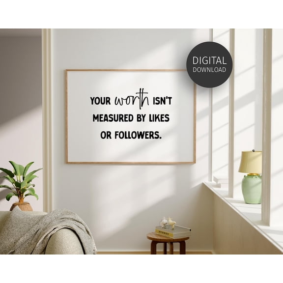 Inspirational Poster For Teenagers, Wall Art For High School Classroom Decor, Confidence Poster For Students, Self-Worth Quote Home Decor, 12x18 UNFRAMED