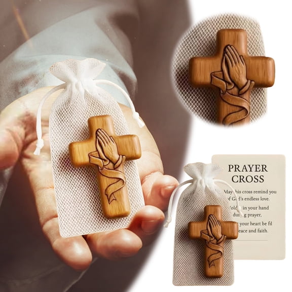 Inspirational Prayer Hands Desktop Ornament for Home Sacred Decoration to Uplift Your Space
