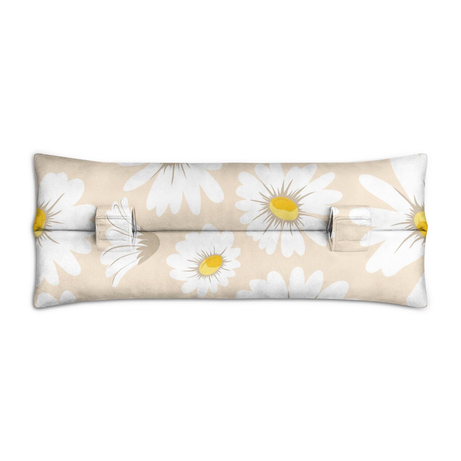 Inspirational Quote Daisy Mastectomy Cushion - Floral Seatbelt Pillow for Car - Perfect for Pacemaker Protection