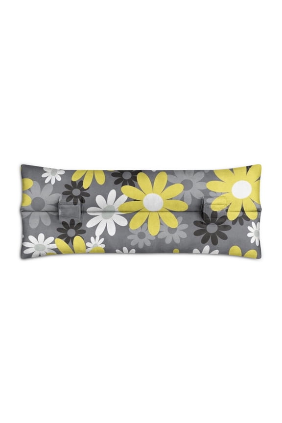 Inspirational Quote Daisy Mastectomy Cushion - Floral Seatbelt Pillow for Car - Perfect for Pacemaker Protection