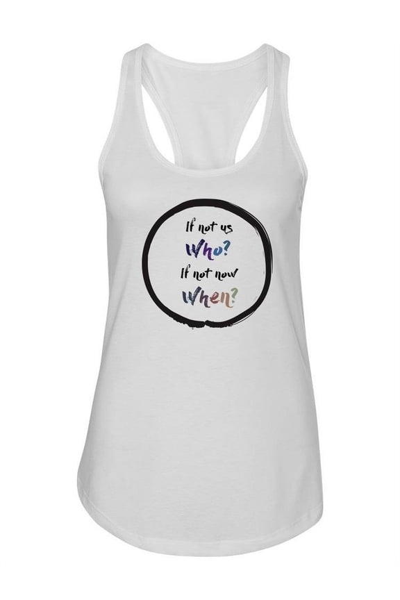 Inspirational Quote Design. Tank Women -Image by Shutterstock, Female x-Large