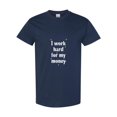 thumbnail image 1 of Inspirational Quote For A Hard Worker Showing Success And Motivation Unisex T-Shirt, up to size 5XL, 1 of 2