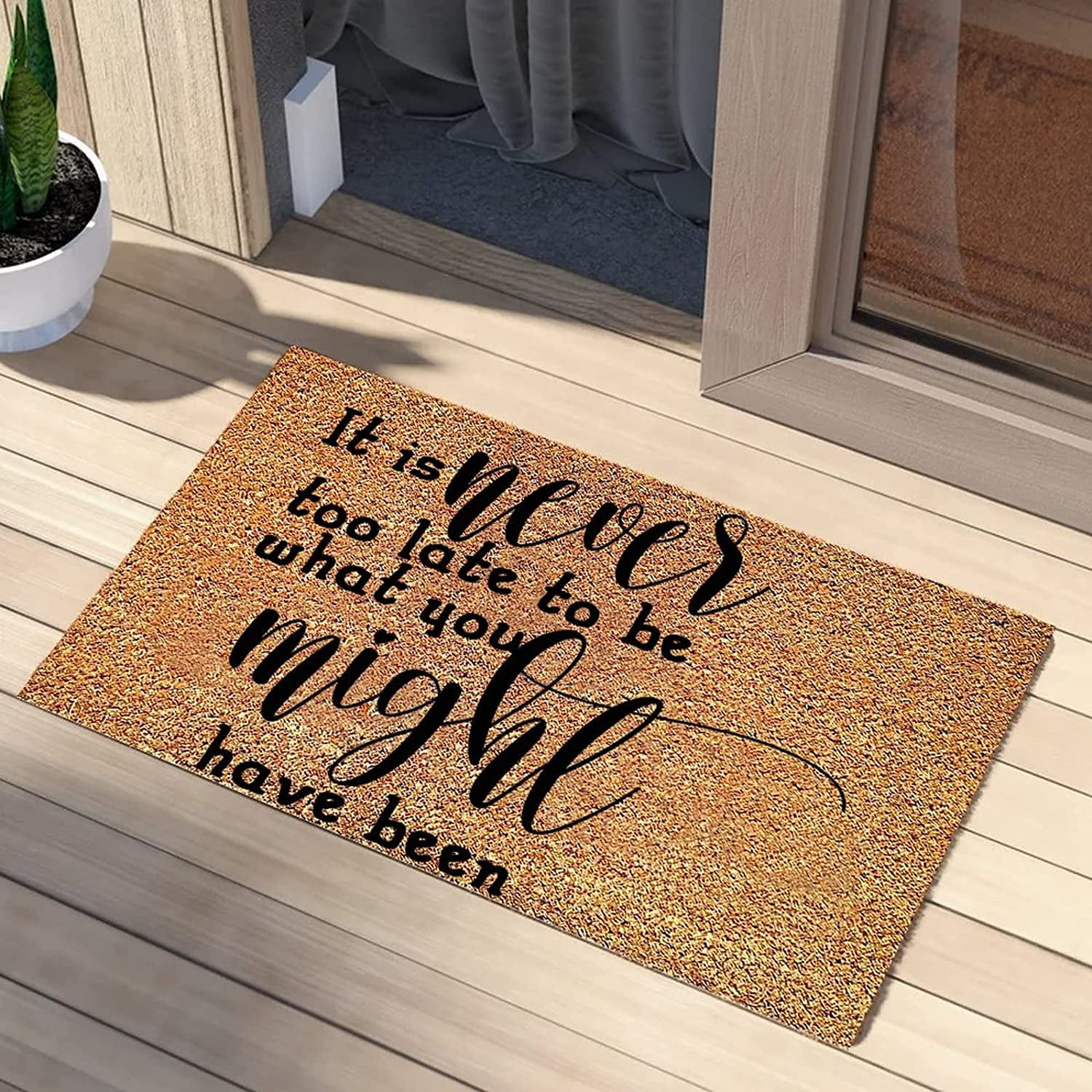 Inspirational Quote It is Never Too Late to Be What You Might Have Been