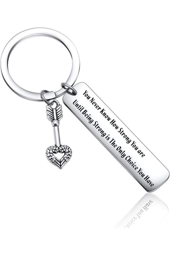 Inspirational Quote Keychain Uplifting Gifts For Women Get Well Soon Jewelry For Family Friends Gifts