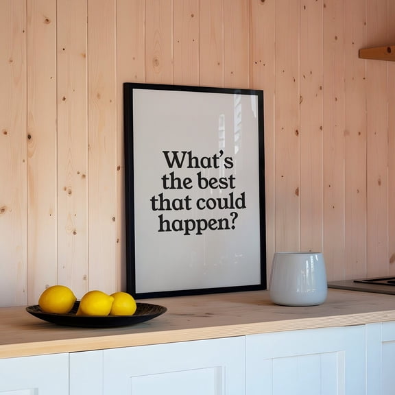 Inspirational Quote Retro Typography Positive Affirmations, Stretched Canvas 8x10in