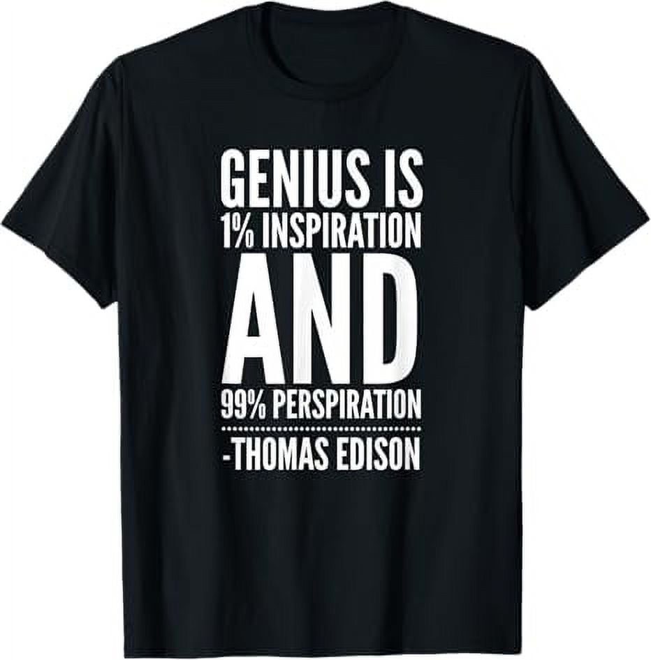 Inspirational Quote by Thomas Edison TShirt