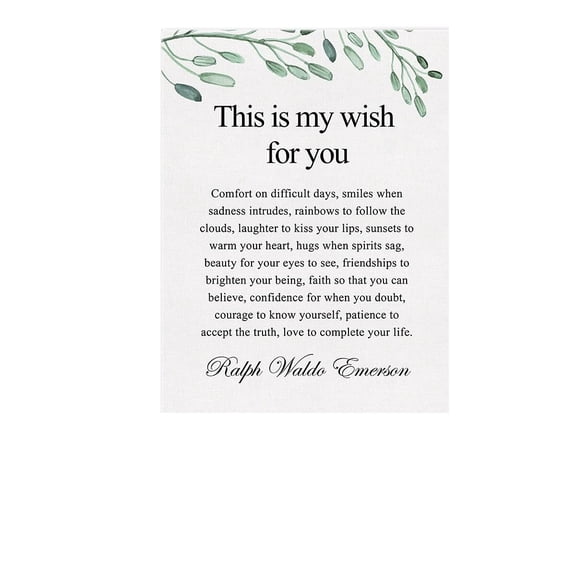 Inspirational Quotes Canvas Wall-Art Motivational This is My Wish for You Quote Canvas Print Canvas Painting Office Home Wall Decor Gift