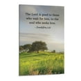 thumbnail image 1 of Inspirational Quotes Lamentations 3 25 Wall Art Bible Poetry Verses Framed Canvas Wall Art for Home Living Room Farmhouse Wall Decor Poster 11x17inch(28x43cm), 1 of 5