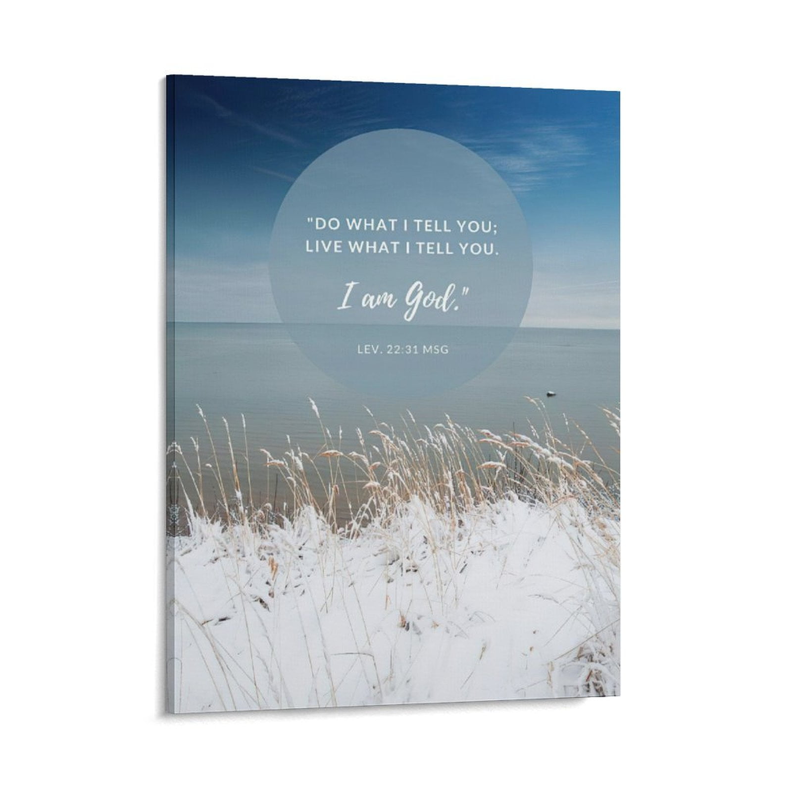 Inspirational Quotes Lev. 22 31 Wall Art Bible Poetry Verses Framed ...