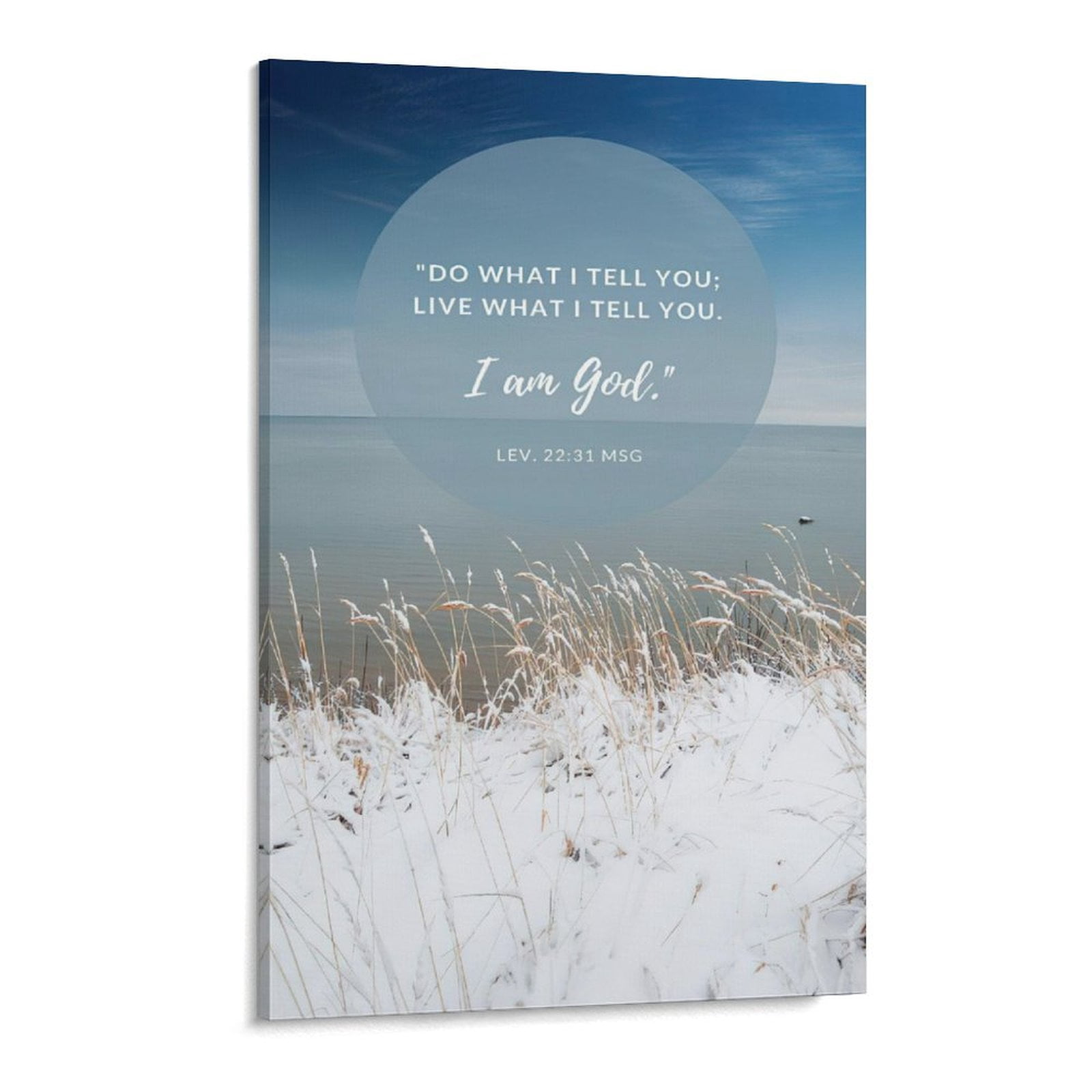 Inspirational Quotes Lev. 22 31 Wall Art Bible Poetry Verses Framed ...