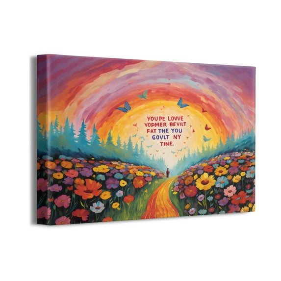 Inspirational Quotes Motto Motivational Wall Art Modern Bathroom Decor for Office Bedroom Kitchen Dining Room 18x12 Inch