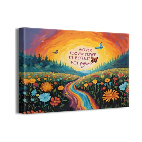 Inspirational Quotes Motto Motivational Wall Decor Modern Bathroom Decor for Office Bedroom Kitchen Dining Room 18x12 Inch