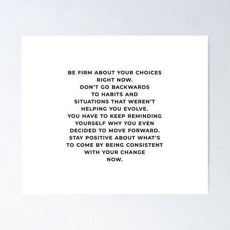 Inspirational Quotes UNFRAMED Poster, 8x12