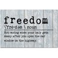 Inspirational Quotes Wall Art Freedom Definition Wooden Sign Shabby