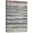 thumbnail image 1 of Inspirational Quotes Wall Art for Office 7 Rules of Life Motivational Poster Canvas Prints Framed Positive Affirmations Wall Decor \u200bModern Home Artwork 12" x 16", 1 of 5