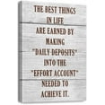 thumbnail image 1 of Inspirational Quotes Wall Art for Office Gym Motivational Poster Office Wall Decor Canvas Prints Framed Picture Positive Affirmations Wall Decor for Living Room 12" x 16", 1 of 5