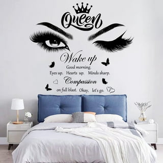 Custom Wall Decal Sticker - Shoes Teen Girls Fashion Wardrobe Bedroom  Closet QuoteHome Decor Picture Art 14x28 Inches 