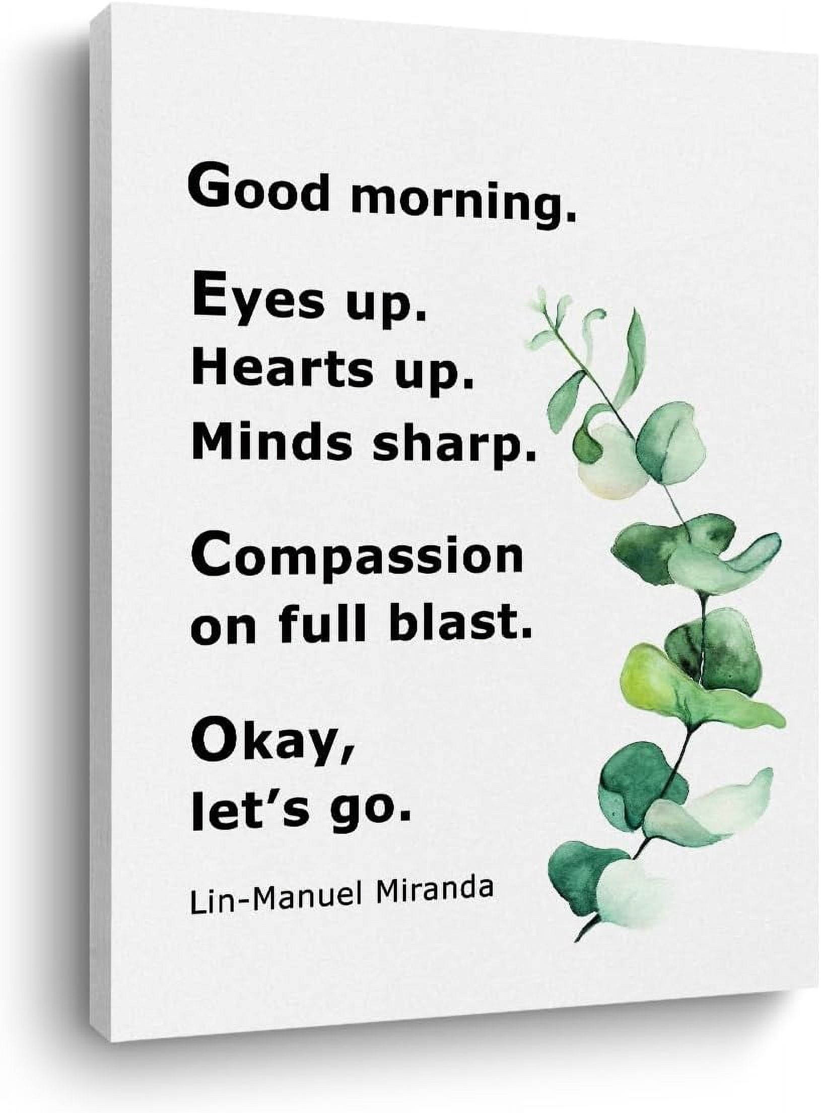 Inspirational Quotes Wall Decor Canvas Wall Art Framed Spiritual Decor ...