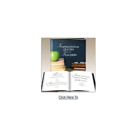 Pre-Owned Inspirational Quotes for Teachers (Hardcover) 9781608101481