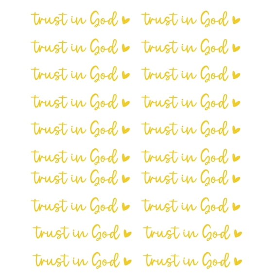 Inspirational Rearviews Decal Set Vehicle Glass Stickers 20pcs for Believers