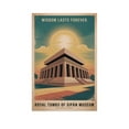 thumbnail image 1 of Inspirational Royal Tombs of Sipán Museum Poster Motivational Retro Vintage Travel Wall Art for Study Room Meditation Corner Office Creative Studio Decor Canvas Poster, 1 of 8