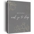 thumbnail image 1 of Inspirational Scripture Quotes Canvas Wall Art Give It to God and Go to Sleep 11.5x15 Inch Framed Artwork Picture Wall Decor for Home Living Room Bedroom, 1 of 6