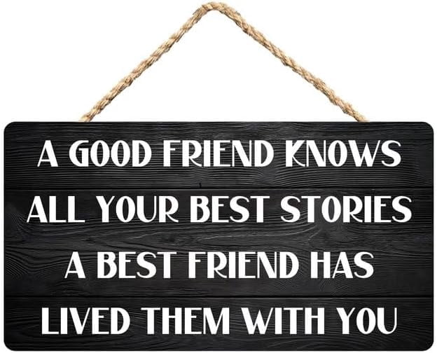 Rustic Wooden Hanging Sign - Motivational Quote Decor For Bedroom Or Nursery