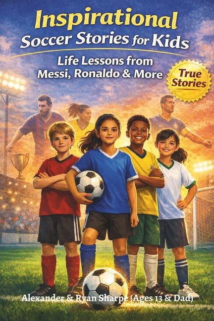 Inspirational Soccer Stories For Kids: What Messi, Ronaldo, Zlatan and 10 Other Stars Taught Me, (Paperback)