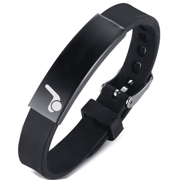Inspirational Sport Jewelry for Teens Adults, Customized Stainless Steel Baseball/Soccer/Football/Basketball Bracelet Personalized Sporty Silicone Wristband for Sport Fans Gift