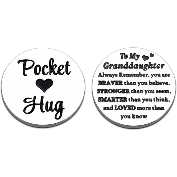 Inspirational Stress Relief Gifts for Women Men Stocking Stuffers for Adults Women Men Teens Boys Girls Son Daughter Friends Pocket Hug Graduation Birthday Christmas White Elephant Gifts Ideas
