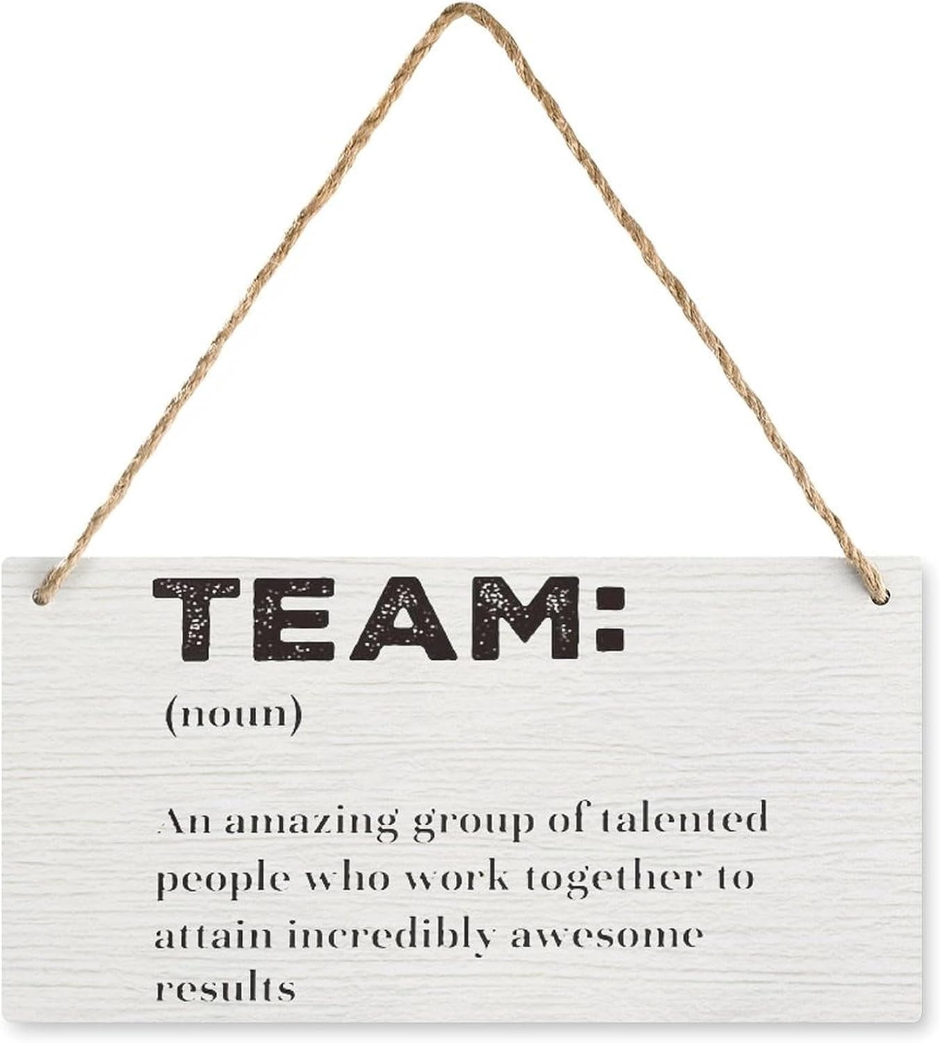 Team Rotate Sign Inspirational Team Noun Wooden Sign, Office Teamwork Farmhouse Welcome ...