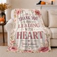 thumbnail image 1 of Inspirational Thanks, Cozy Typography Art Scene, Warm Flannel Blanket for Living Room and Reading Nook with Detailed Artwork, Art Lovers Thank You Gift, Artistic Home Decor, 1 of 9