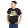 thumbnail image 1 of Inspirational Think Positive Saying Men's Graphic T Shirt Tees Brisco Brands S, 1 of 6
