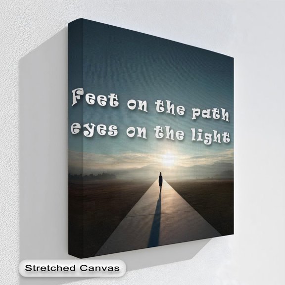 Inspirational Walking Path Art Art Motivational Quote Natural