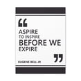 thumbnail image 1 of Inspirational Wall Art  Aspire To Inspire Motivation Wall Decor for Home Office Gym Inspiring Success Quote Print Ready to Hang Unframed, 1 of 17