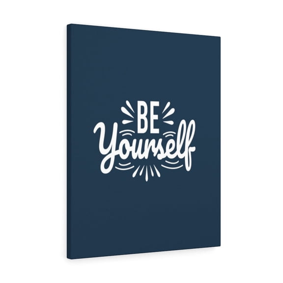 Inspirational Wall Art Be Yourself Wall Art Motivation Wall Decor for Home Office Gym Inspiring Success Quote Print Ready to Hang Unframed