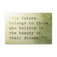 thumbnail image 1 of Inspirational Wall Art  Beauty Of Their Dreams Motivation Wall Decor for Home Office Gym Inspiring Success Quote Print Ready to Hang Unframed, 1 of 13